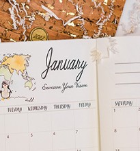 Through the Year Calendar Journal 2022