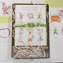 Christopher and Friends Calendar with Wooden Easel